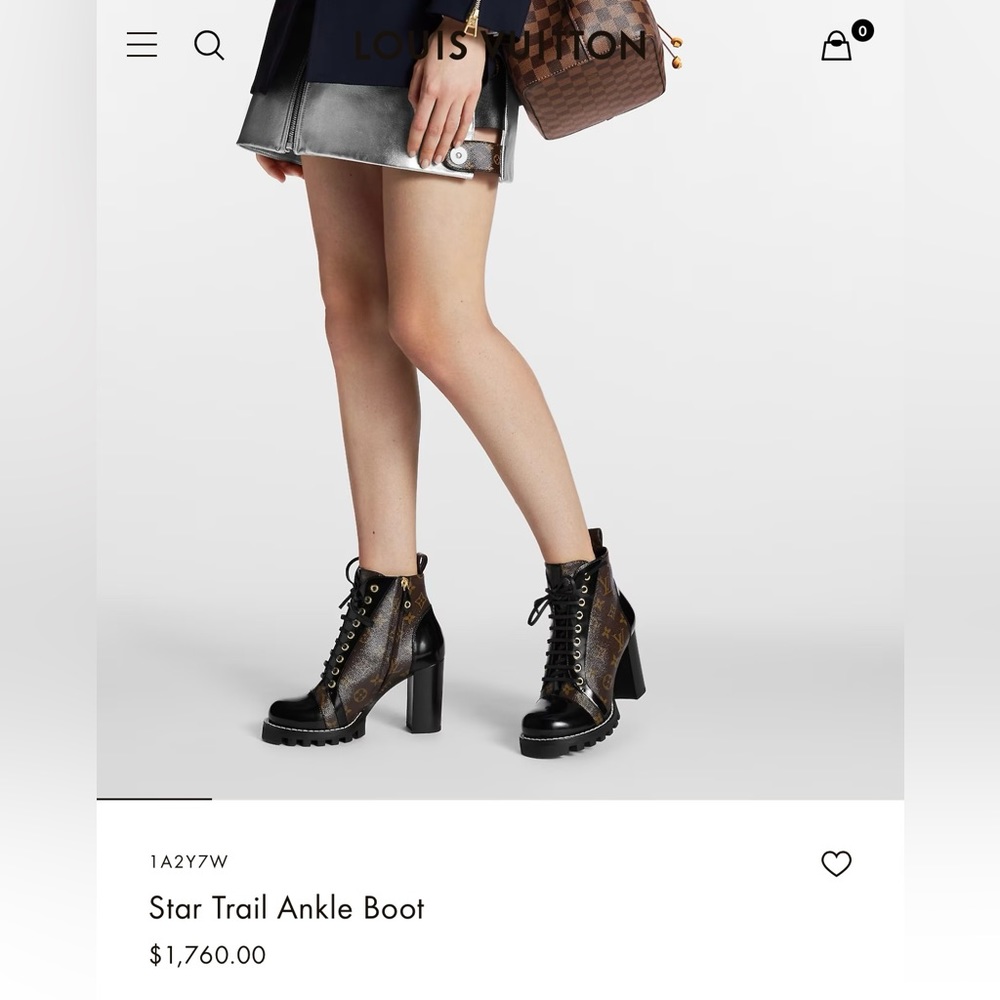 Louis Vuitton Star Trail Ankle Boot - Size 8 - Wore Once - Picture 16 of 16